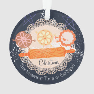 Ornement espiègle de Noël de goupille de biscuits