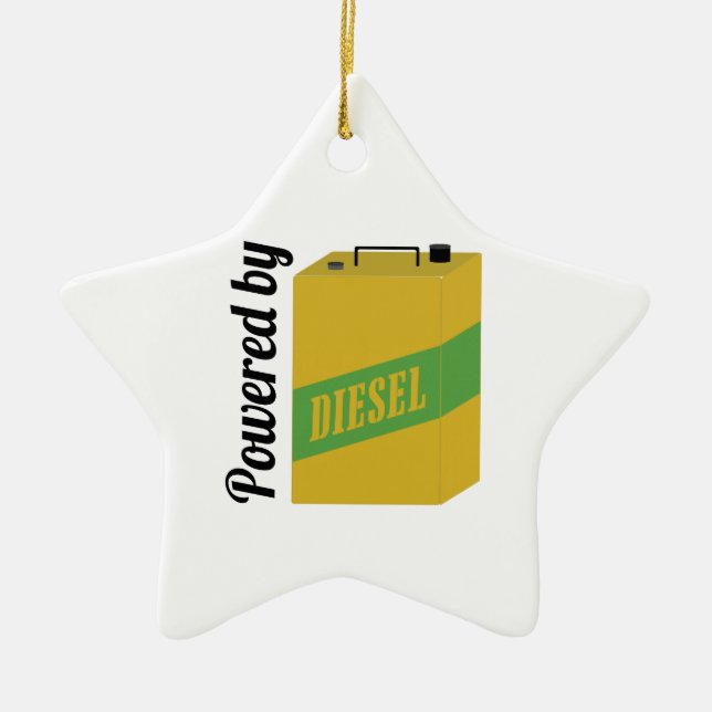 Ornement Étoile En Céramique Actionné par (Devant)