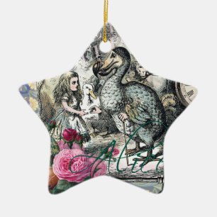 Ornement Étoile En Céramique Alice in Wonderland Dodo Classic Artwork