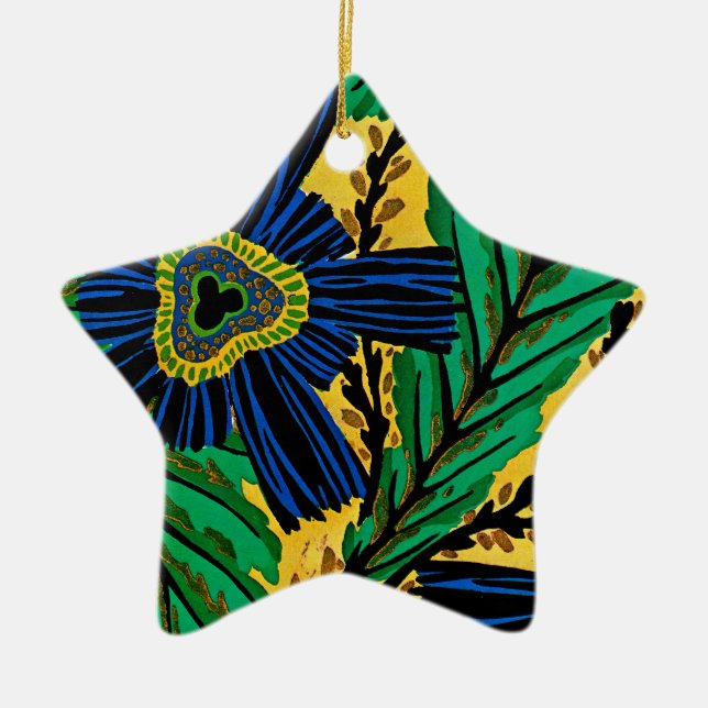 Ornement Étoile En Céramique Art Déco #3 de Seguy à Emporio Moffa (Devant)
