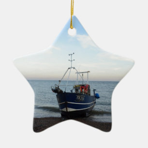 Ornement Étoile En Céramique Bateau de pêche RX256 Girl Kayla
