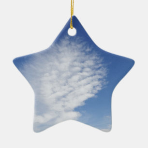 Ornement Étoile En Céramique beautiful, big cloud