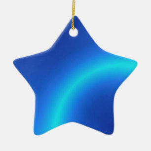 Ornement Étoile En Céramique Étoile pour arbre de Noël