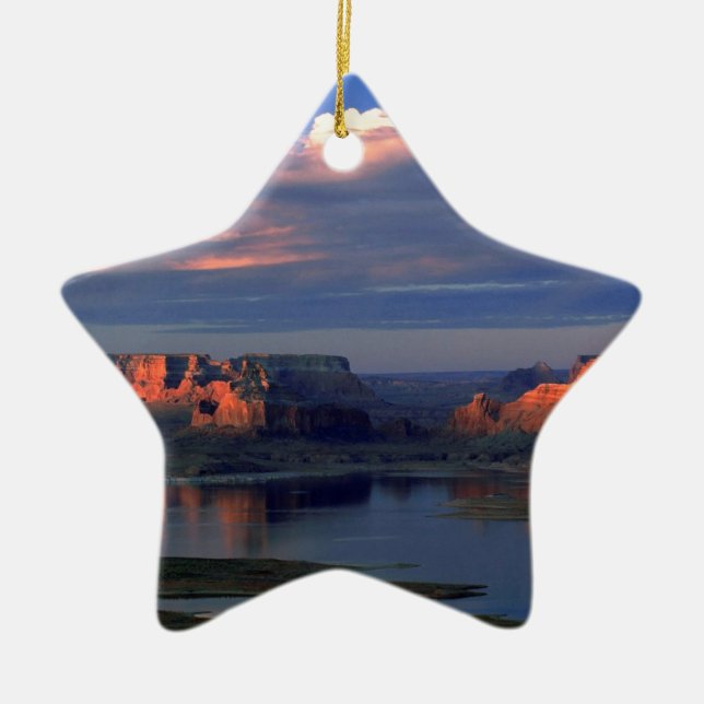 Ornement Étoile En Céramique Lac Powell Utah (Devant)