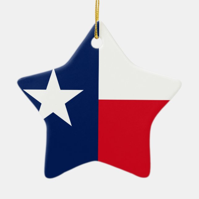ORNEMENT ÉTOILE EN CÉRAMIQUE LE TEXAS (Devant)
