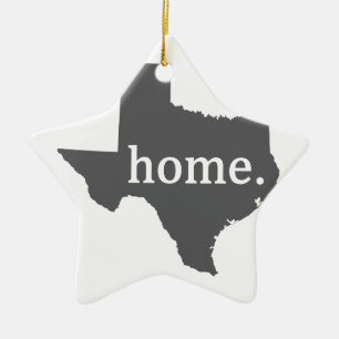 Ornement Étoile En Céramique Le Texas