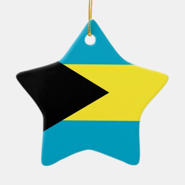 Ornement Étoile En Céramique Les Bahamas (Devant)