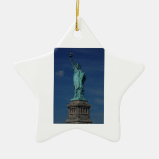 Ornement Étoile En Céramique Liberty Enlightening the World - Statue de la Libe