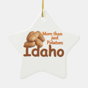 ORNEMENT ÉTOILE EN CÉRAMIQUE L'IDAHO