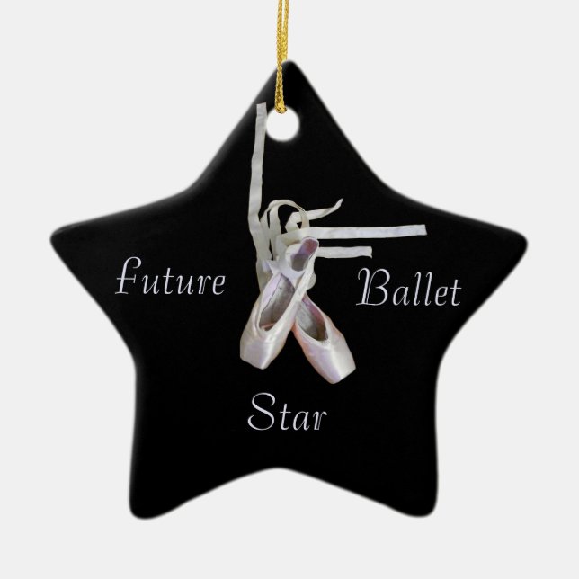 Ornement Étoile En Céramique L'ornement de 'Future Ballet Star' (Devant)