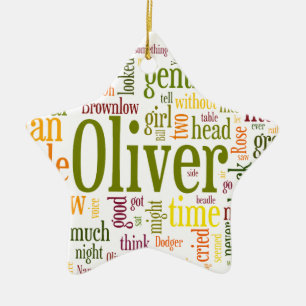 Ornement Étoile En Céramique Oliver Twist