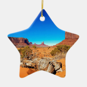 Ornement Étoile En Céramique Vallée occidentale Arizona de monument de mitaine