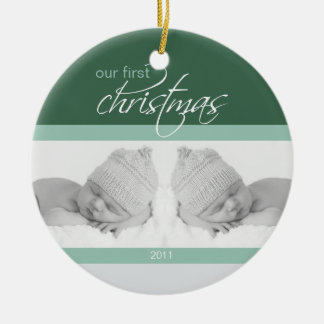 Ornement fait sur commande de ęr Noël de jumeaux