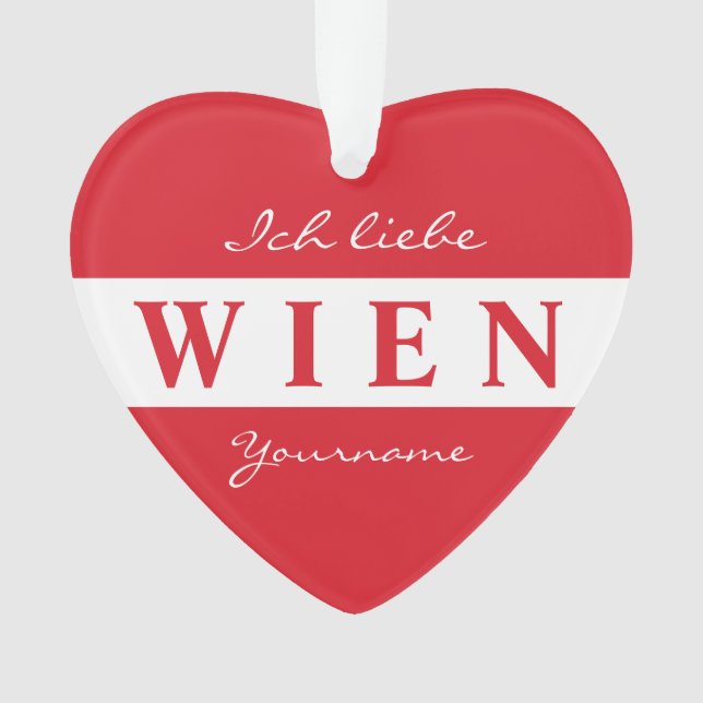 Ornement fait sur commande de monogramme de Wien - (devant)