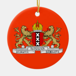Ornement fait sur commande de Noël d'Amsterdam