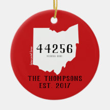 Ornement fait sur commande de Noël de fermeture