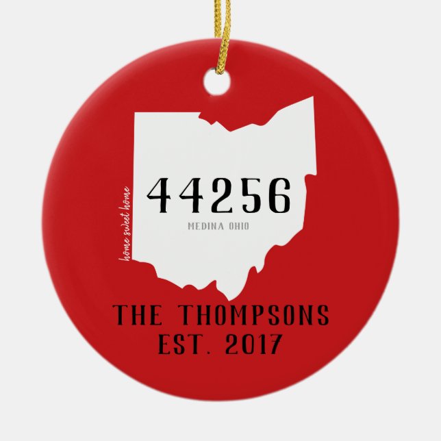 Ornement fait sur commande de Noël de fermeture (Devant)