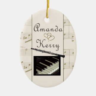 Ornement fait sur commande pour Kerry et Amanda