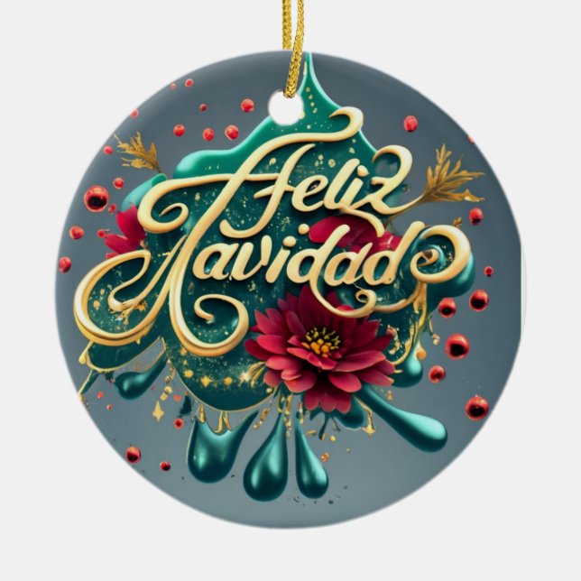 Ornement Feliz Navidad (Devant)