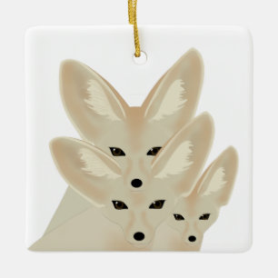 Ornement Fennec Foxes