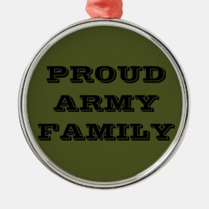 Ornement Fière Famille de l'Armée