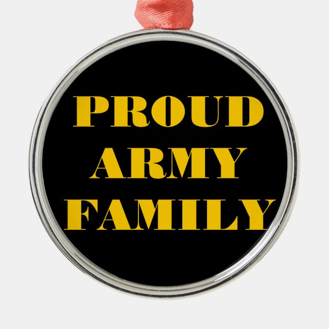 Ornement Fière Famille de l'Armée (Devant)