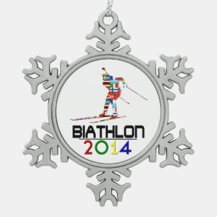 Ornement Flocon De Neige 2014 : Biathlon