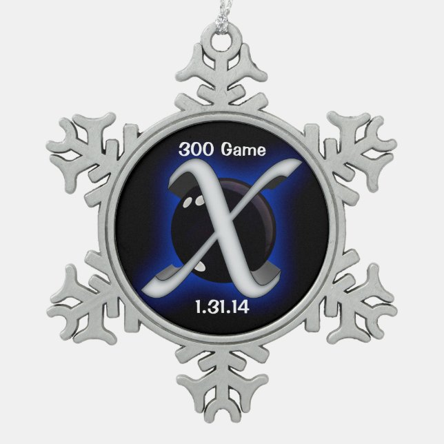 Ornement Flocon De Neige 300 Jeu Parfait (Devant)