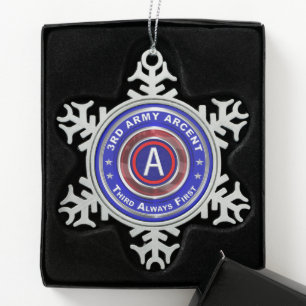 Ornement Flocon De Neige 3e ARCENT