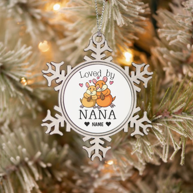 Ornement Flocon De Neige Aimé par Nana (Arbre)