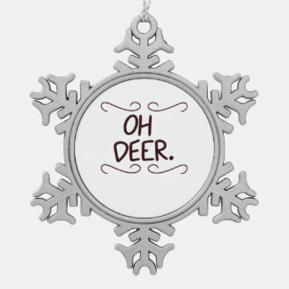 Ornement Flocon De Neige Alastor Oh Deer Creative Art Design 