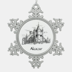 Ornement - Flocon de neige - Alcazar - Château