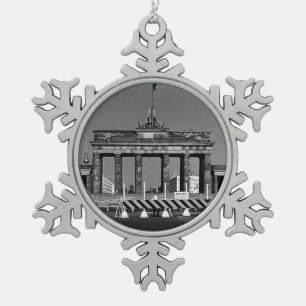 Ornement Flocon De Neige Allemagne Vintage Porte de Brandebourg