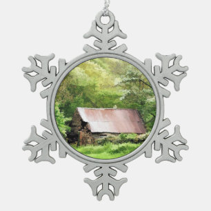 ORNEMENT FLOCON DE NEIGE ANCIENNES FOSSES