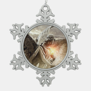 Ornement Flocon De Neige Ange des malchanceux
