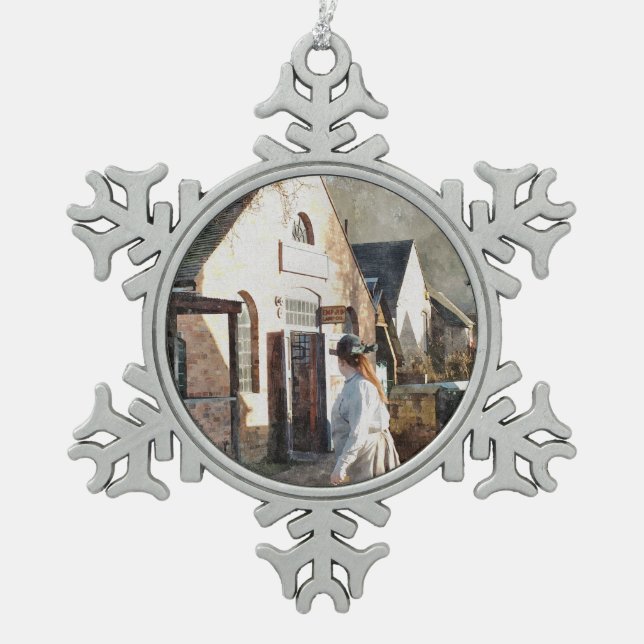 ORNEMENT FLOCON DE NEIGE ANGLETERRE VICTORIENNE (Devant)