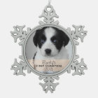 Année photo personnalisée Puppy's First Christmas