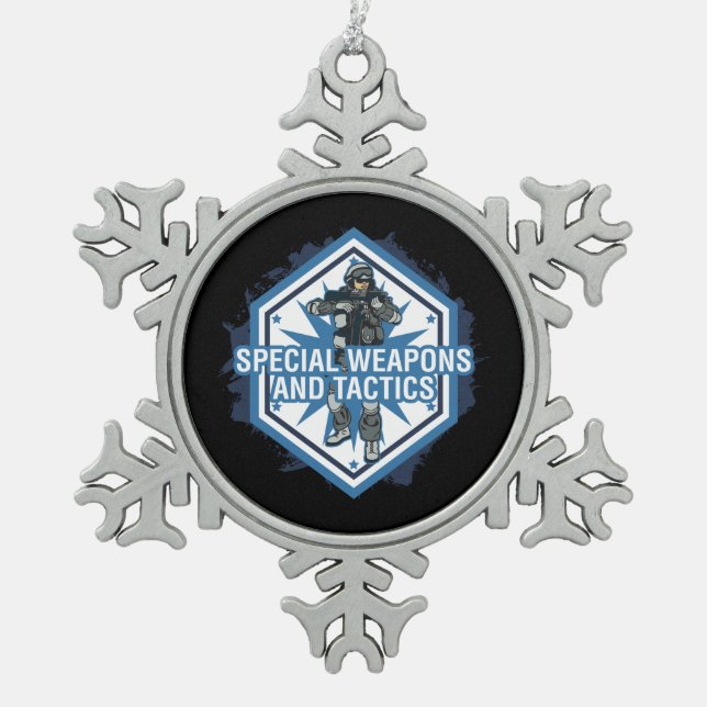 Ornement Flocon De Neige Armes spéciales et tactique (Devant)