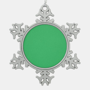 Ornement Flocon De Neige Arrière - plan vert tendance