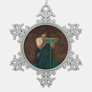 Ornement Flocon De Neige Art de cru de château d'eau de Circe Invidiosa