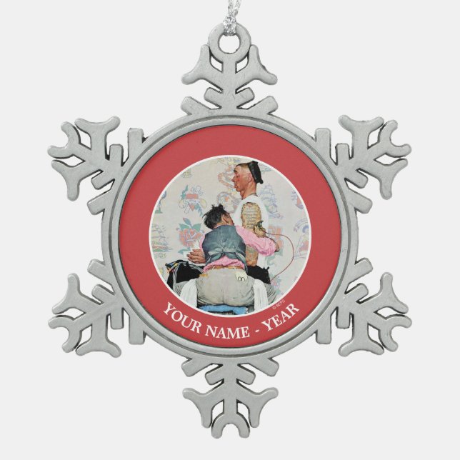 Ornement Flocon De Neige Artiste du tatouage (Devant)