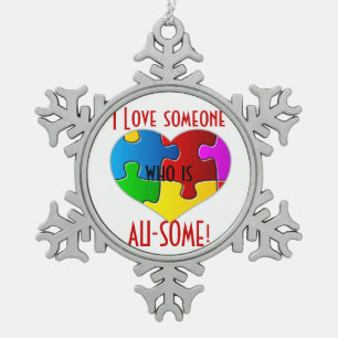 Ornement Flocon De Neige Au-quelque Noël !