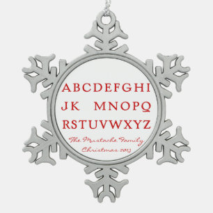 Ornement Flocon De Neige Aucun L "plaisanterie" (Noel)