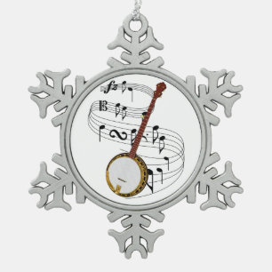 Ornement Flocon De Neige Banjo
