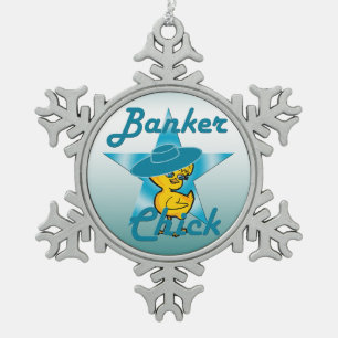 Ornement Flocon De Neige Banquier Chick #7