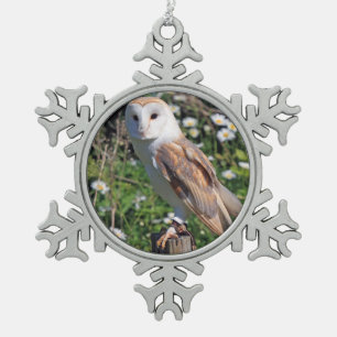Ornement Flocon De Neige Barn Owl