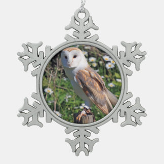 Ornement Flocon De Neige Barn Owl