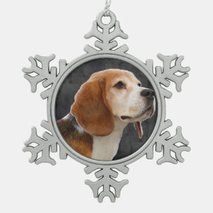 Ornement Flocon De Neige Beagle