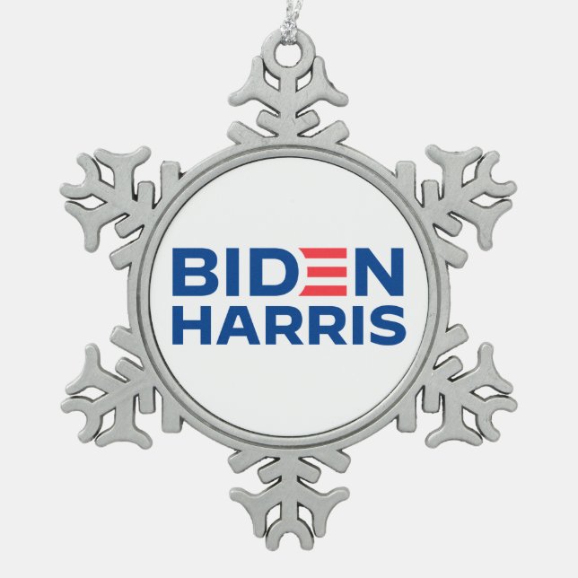 Ornement Flocon De Neige Biden Harris (Devant)