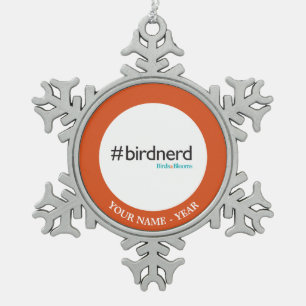 Ornement Flocon De Neige #BirdNerd
